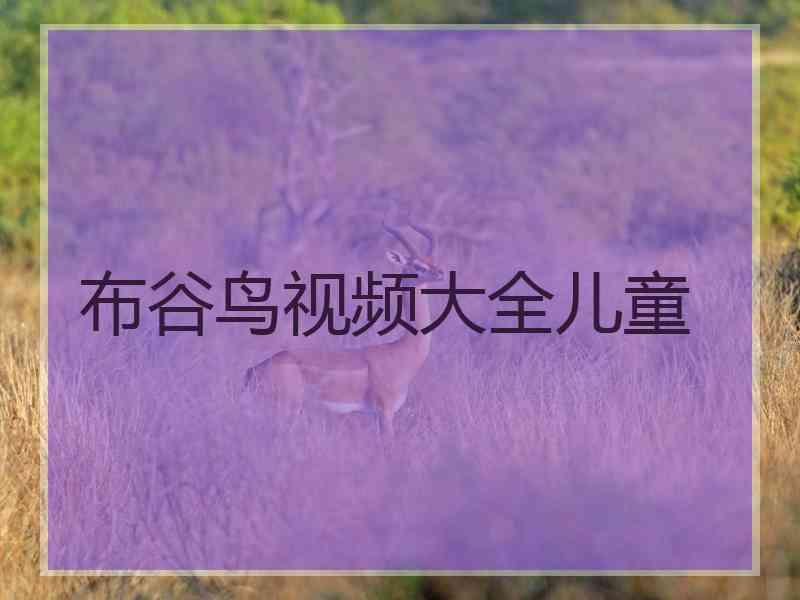 布谷鸟视频大全儿童